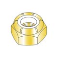 Newport Fasteners Nylon Insert Lock Nut, 5/16"-24, Steel, Yellow Zinc, 2000 PK 904557